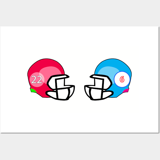 two helmet Wall Art by momomoma